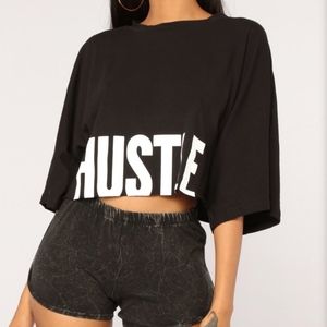 Hustle Crop Top